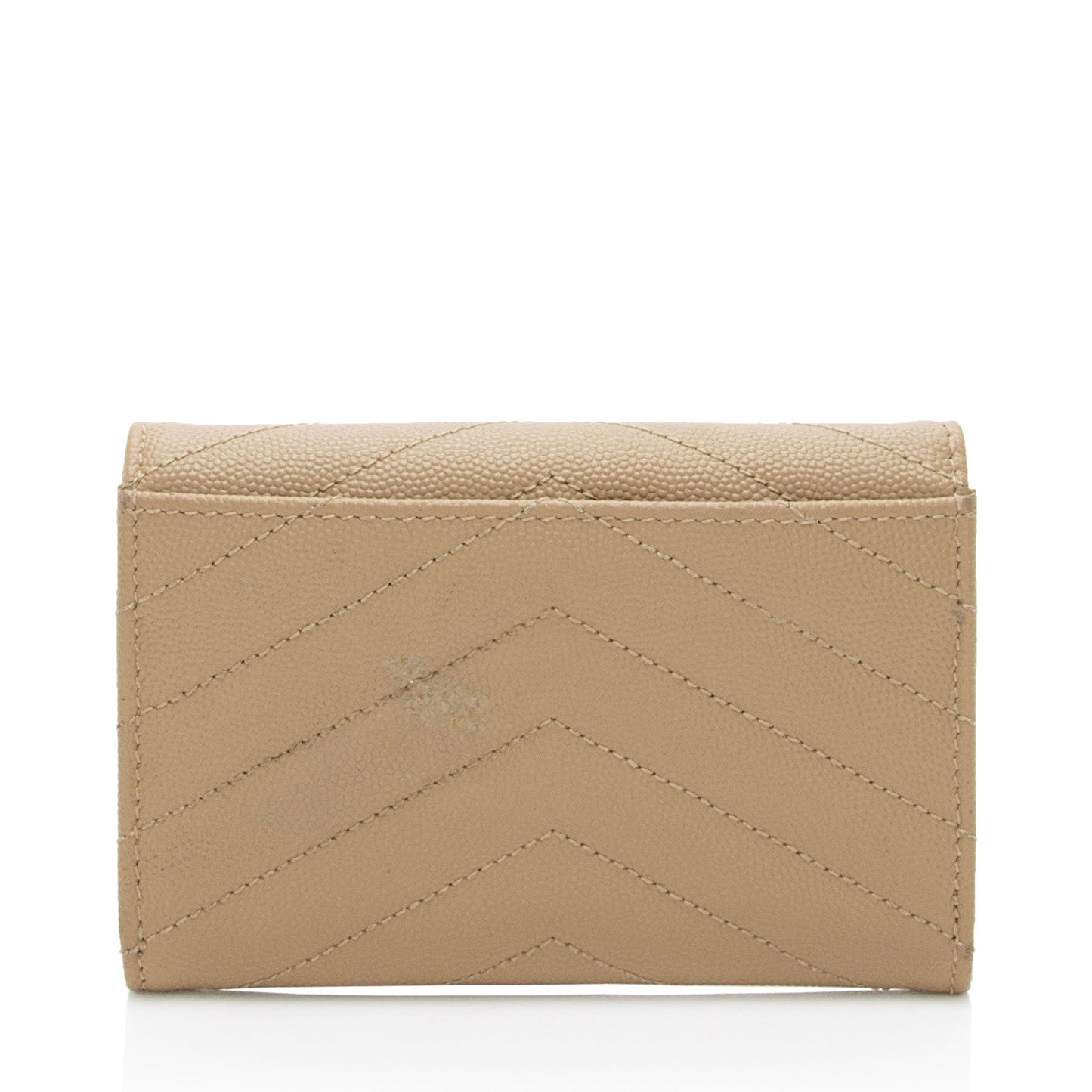 Saint Laurent Matelasse Grain de Poudre Monogram Envelope Small Wallet
