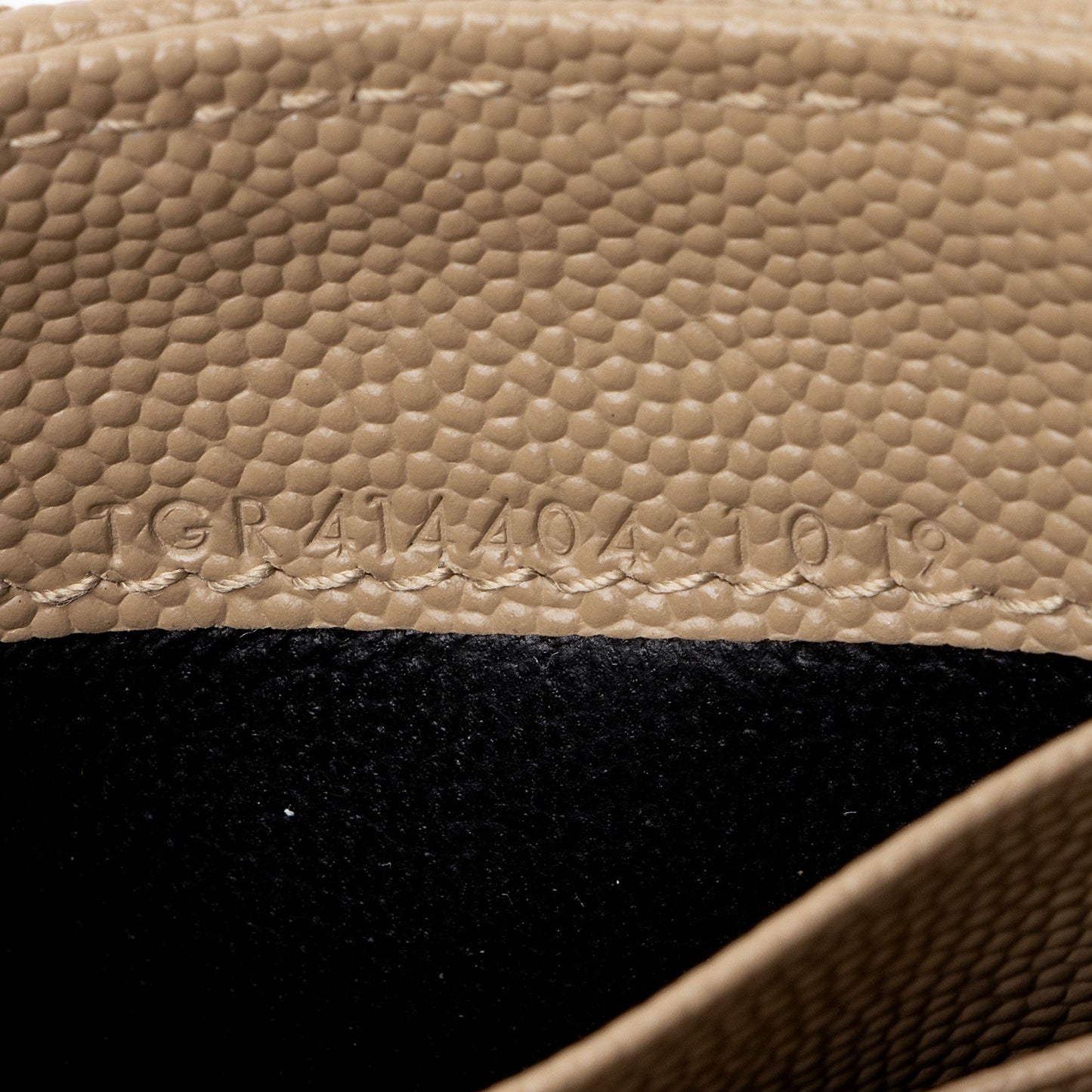Saint Laurent Matelasse Grain de Poudre Monogram Envelope Small Wallet