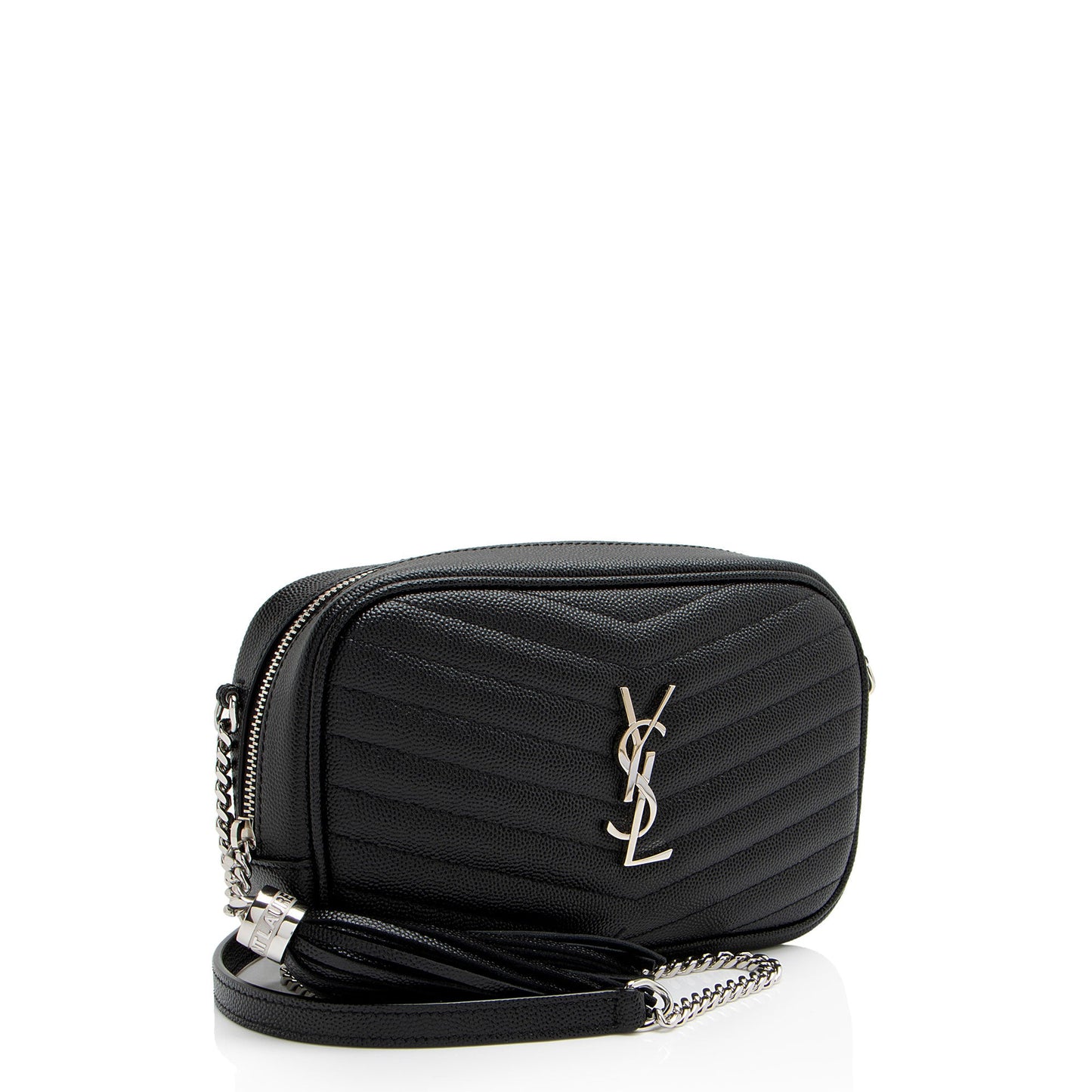 Saint Laurent Matelasse Grain de Poudre Monogram Lou Mini Camera Bag