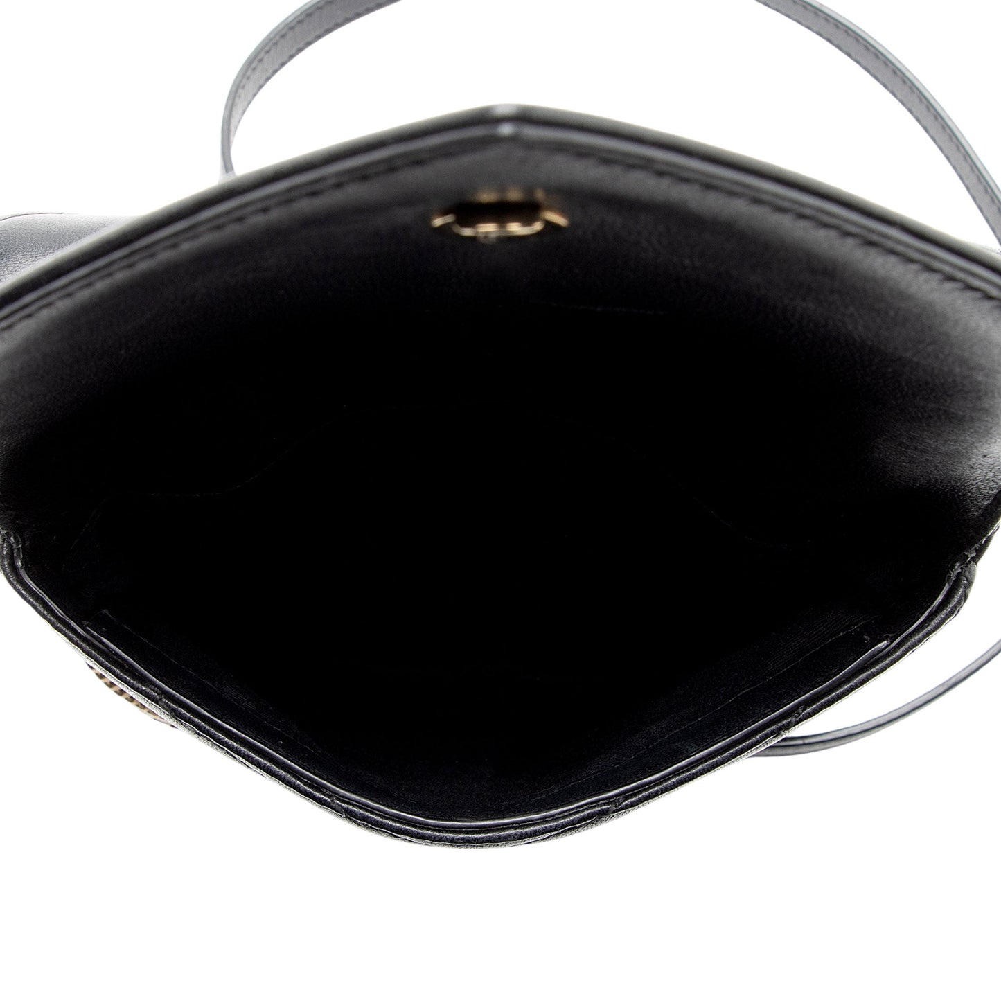 Saint Laurent Matelasse Lambskin Monogram Small Double Flap Bag