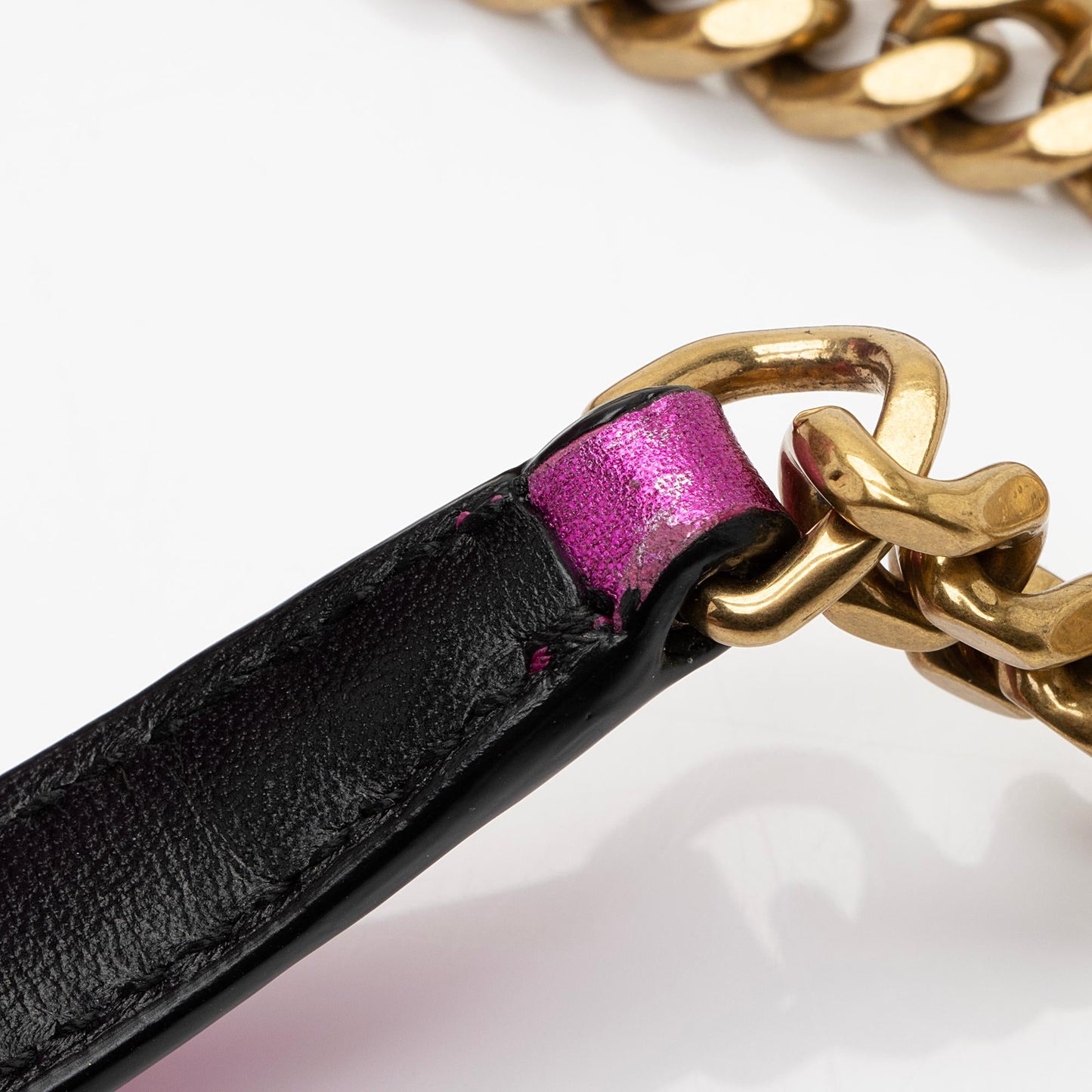 Saint Laurent Metallic Calfskin Monogram Sunset Small Shoulder Bag (SHF-UXPbK2)