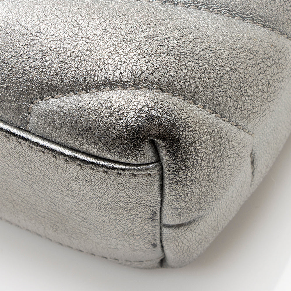 Saint Laurent Metallic Matelasse Calfskin LouLou Toy Crossbody Bag (SHF-21046)