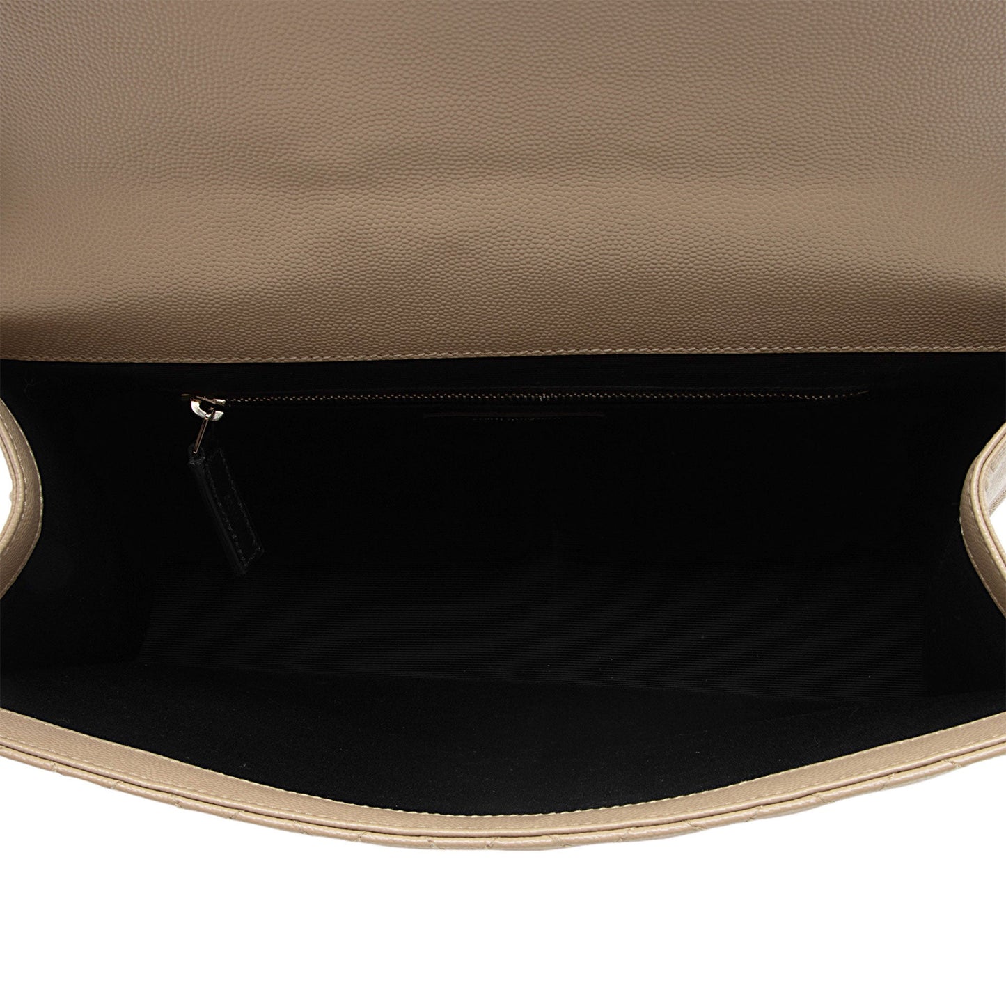 Saint Laurent Mixed Matelasse Grain de Poudre Monogram Large Shoulder Bag