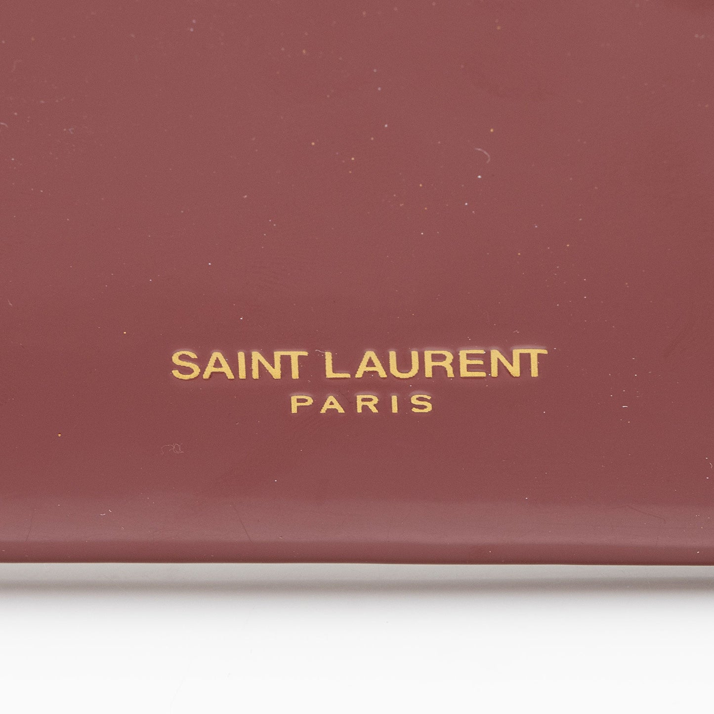 Saint Laurent Patent Leather Envelope Pouch