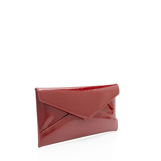 Saint Laurent Patent Leather Envelope Pouch
