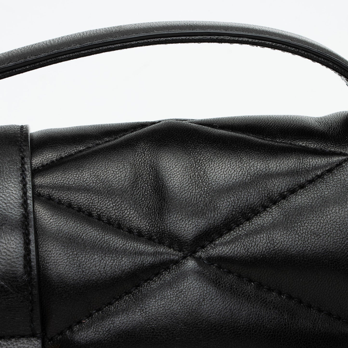 Saint Laurent Quilted Lambskin Monogram Le 57 Hobo