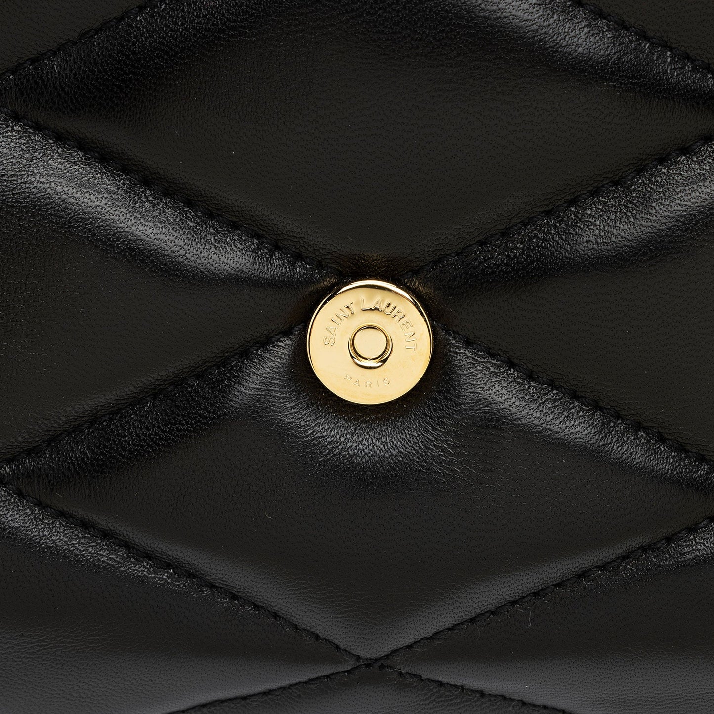 Saint Laurent Quilted Lambskin Monogram Le 57 Hobo