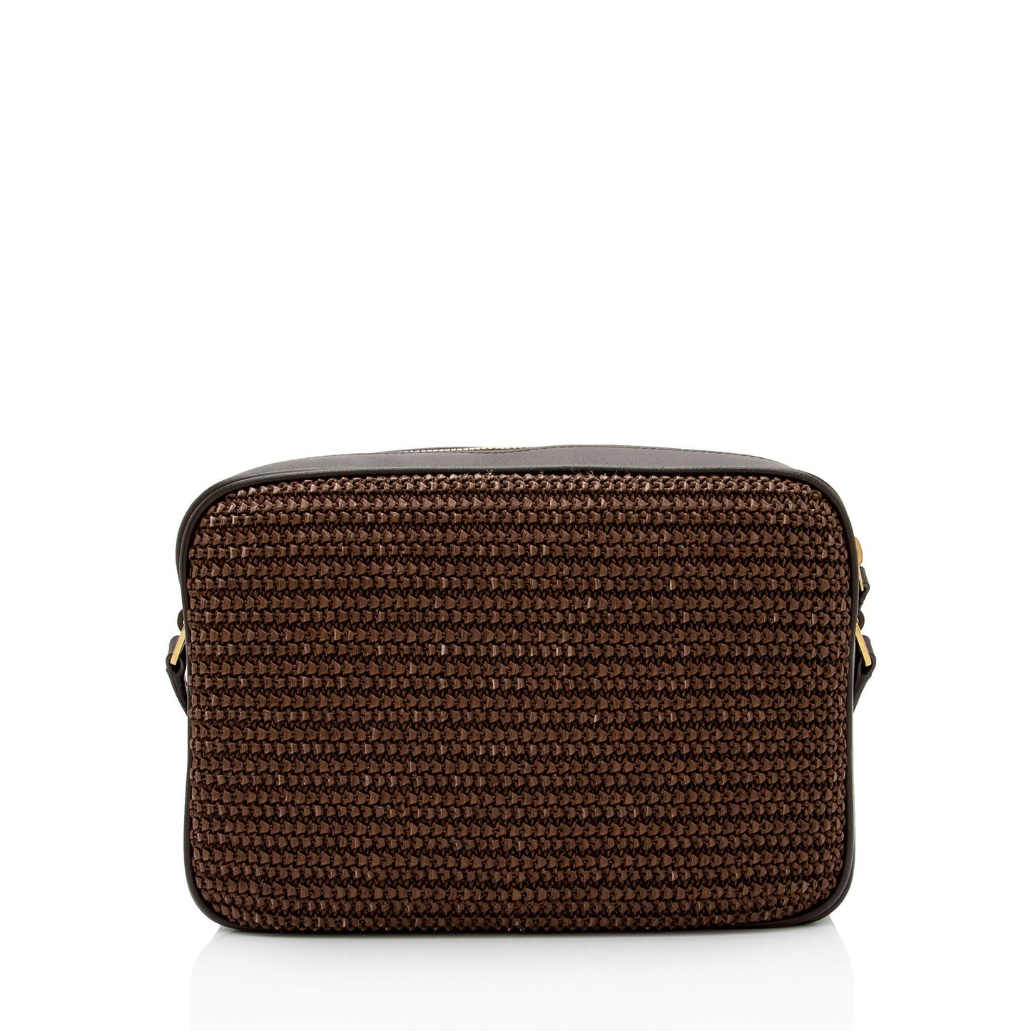 Saint Laurent Raffia Calfskin Monogram Lou Camera Bag (SHF-PUUOKP)