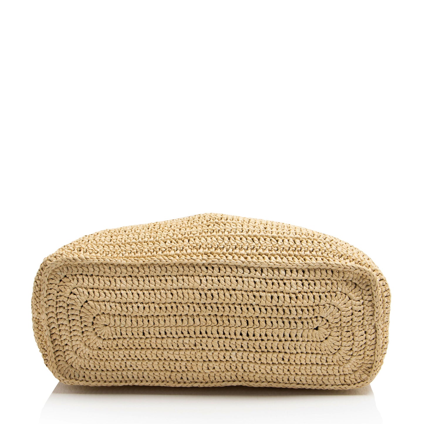 Saint Laurent Raffia Crochet Rive Gauche Tote
