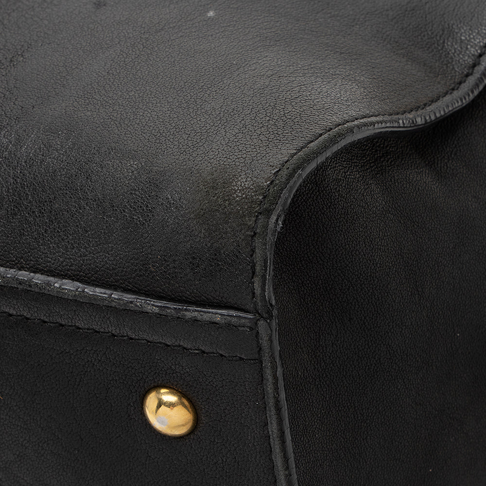 Saint Laurent Calfskin Classic Cabas Chyc Y Medium Tote - FINAL SALE (SHF-18423)