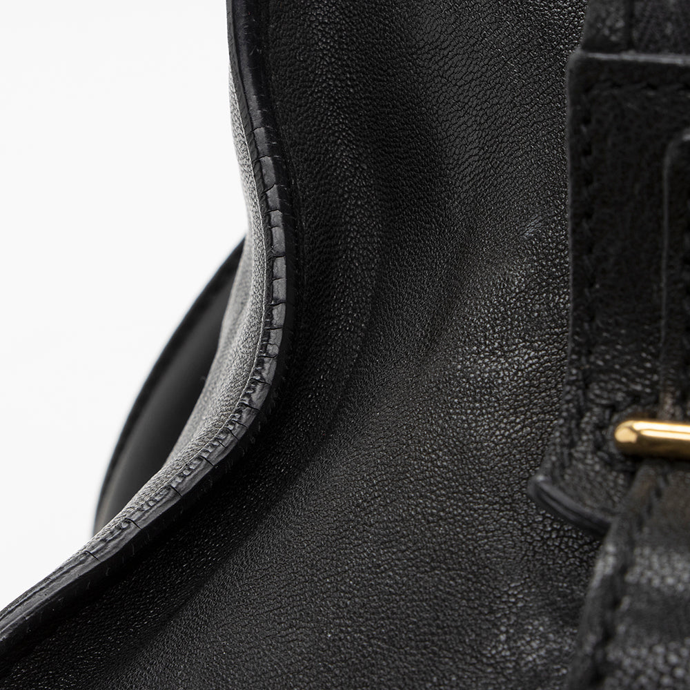 Saint Laurent Calfskin Classic Cabas Chyc Y Medium Tote - FINAL SALE (SHF-18423)