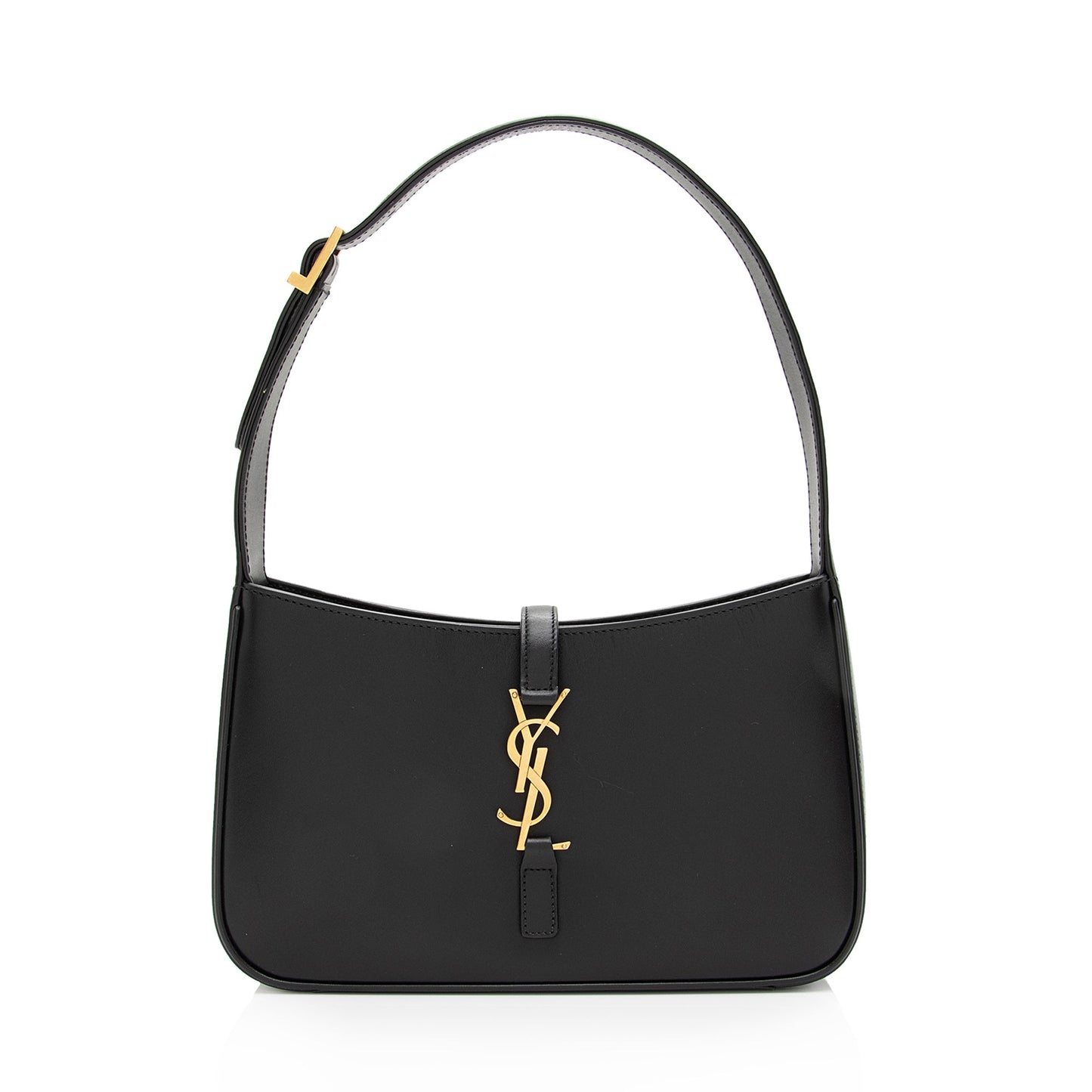 Saint Laurent Smooth Calfskin Le 5 A 7 Hobo (SHF-23023)