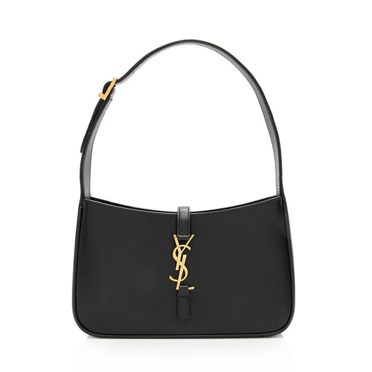 Saint Laurent Smooth Calfskin Le 5 A 7 Hobo (SHF-23023)