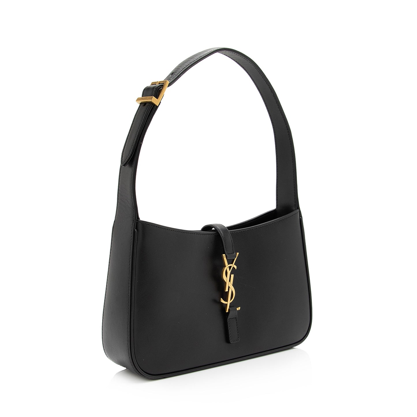 Saint Laurent Smooth Calfskin Le 5 A 7 Hobo (SHF-23023)