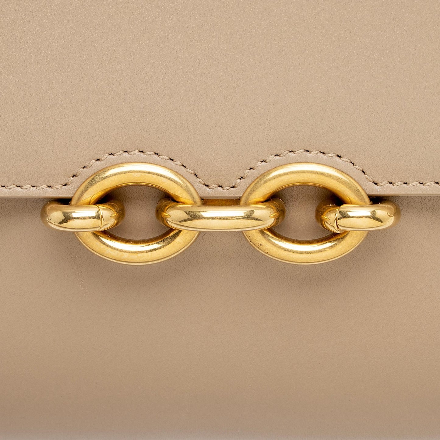 Saint Laurent Smooth Calfskin Le Maillon Shoulder Bag (SHF-ykAnZ1)