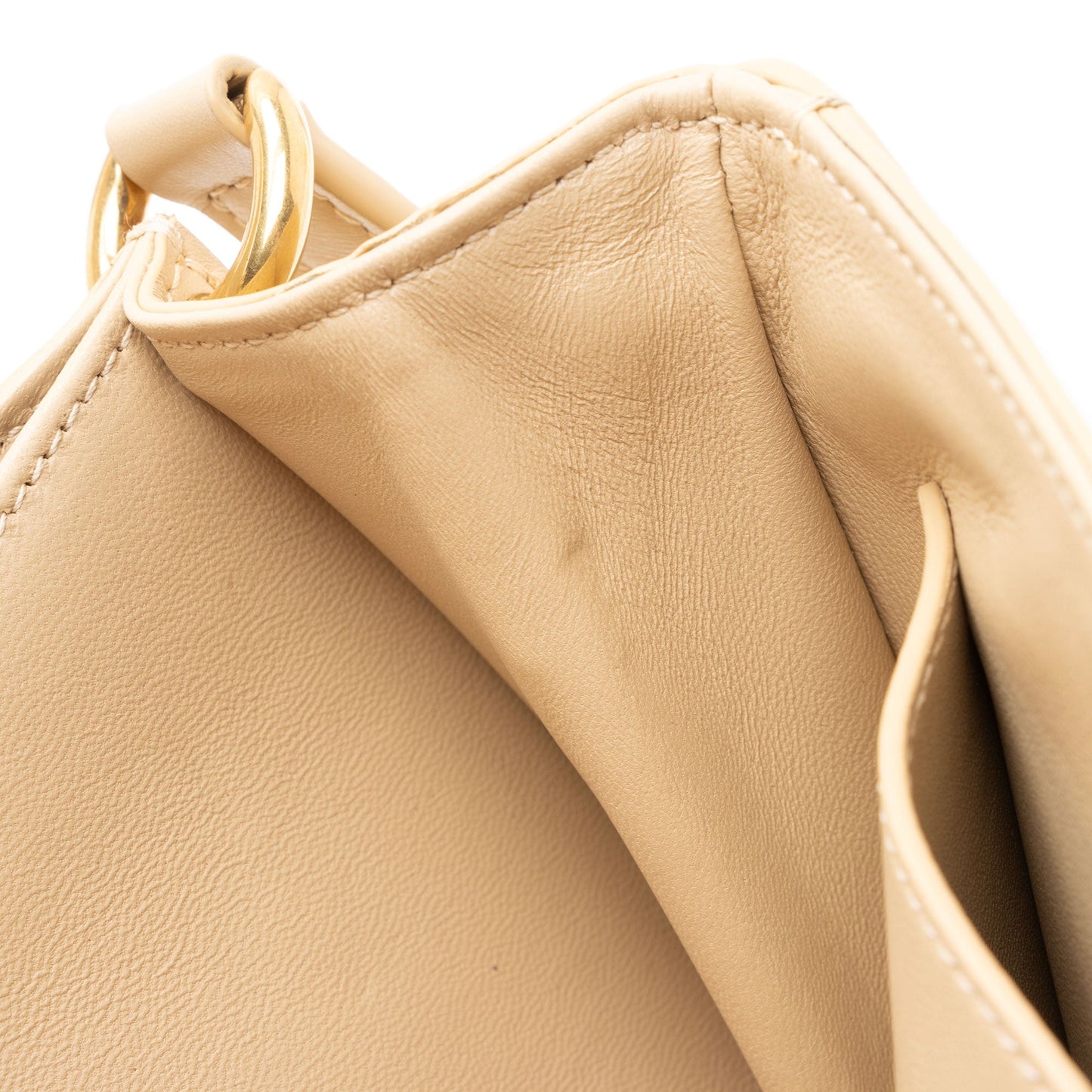 Saint Laurent Smooth Calfskin Le Maillon Shoulder Bag (SHF-tgPMeo)