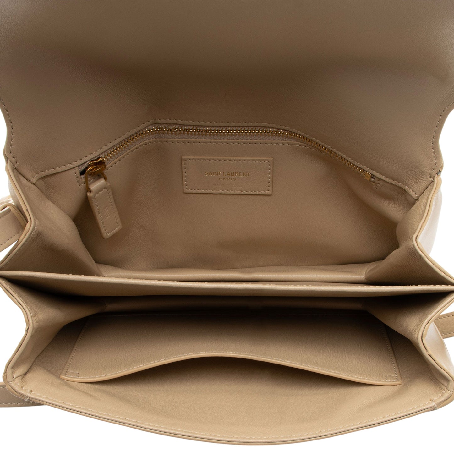 Saint Laurent Smooth Calfskin Le Maillon Shoulder Bag (SHF-tgPMeo)