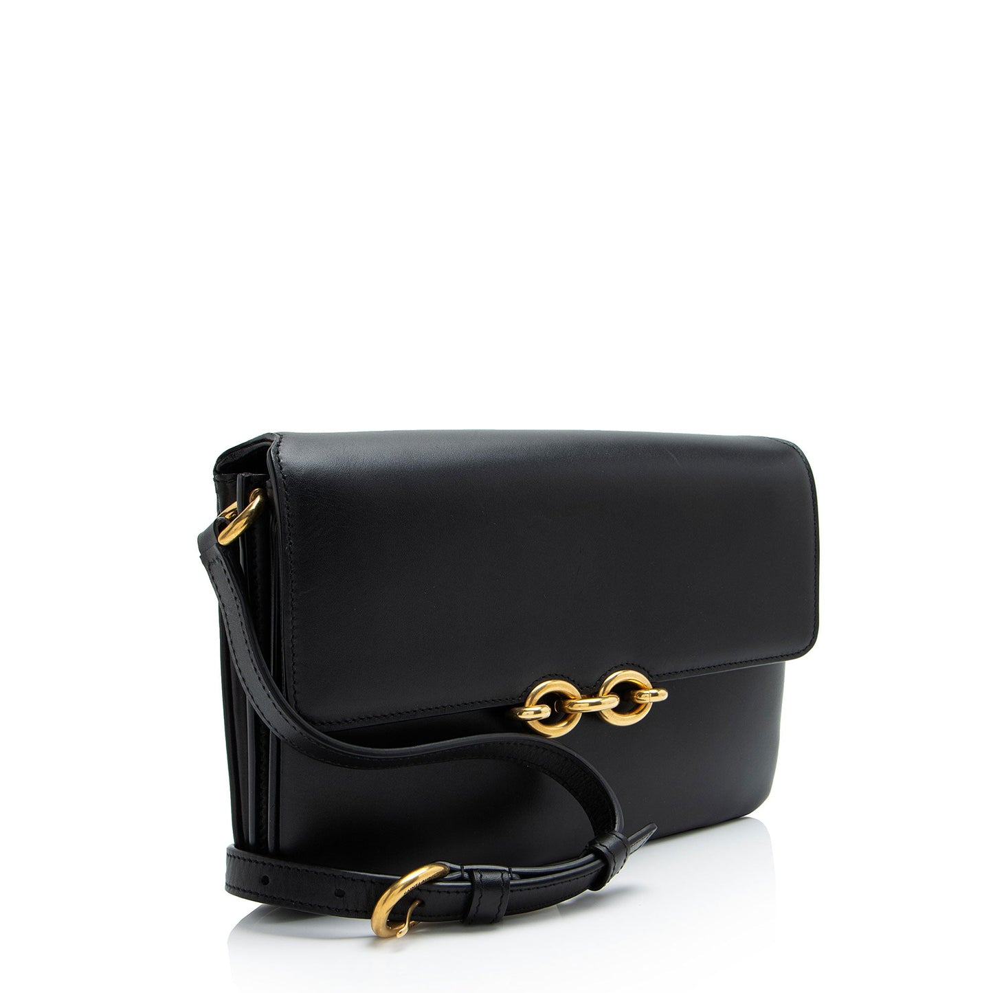 Saint Laurent Smooth Calfskin Le Maillon Shoulder Bag
