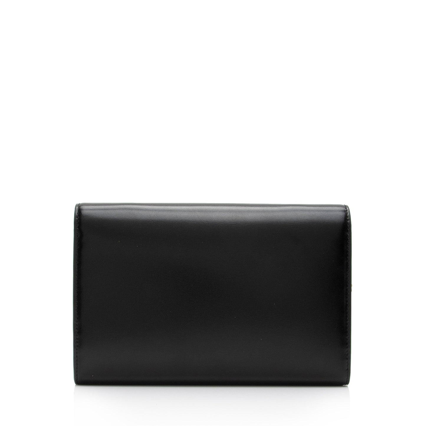 Saint Laurent Smooth Calfskin Monogram Cassandre Chain Wallet (SHF-O6MCNA)
