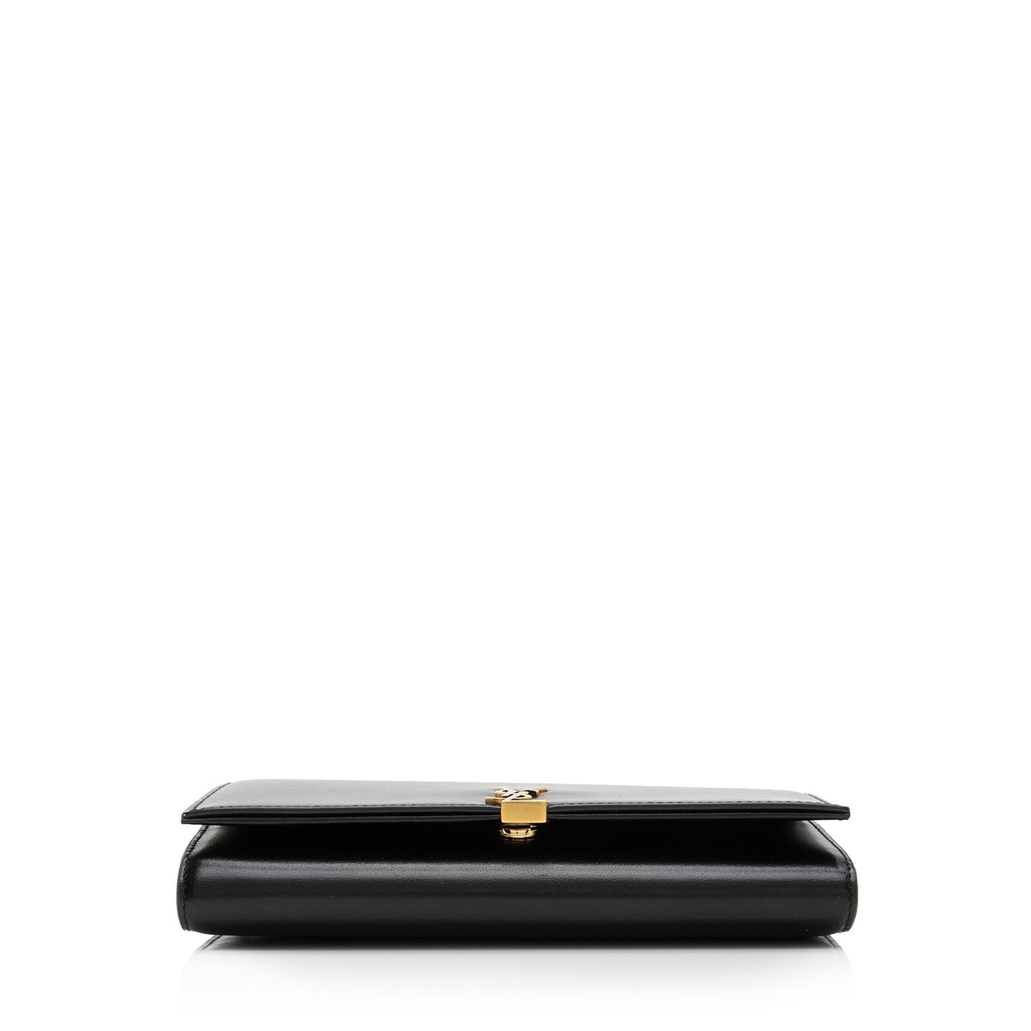 Saint Laurent Smooth Calfskin Monogram Cassandre Chain Wallet (SHF-O6MCNA)