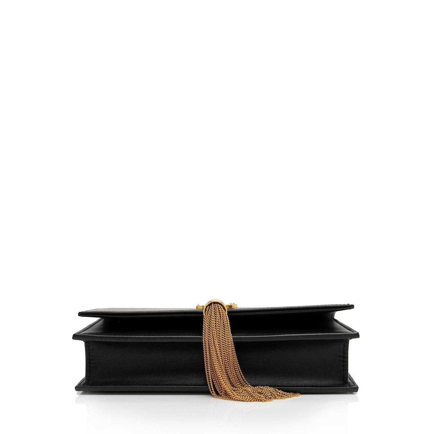 Saint Laurent Smooth Calfskin Monogram Kate Tassel Chain Wallet (SHF-PhIRuS)