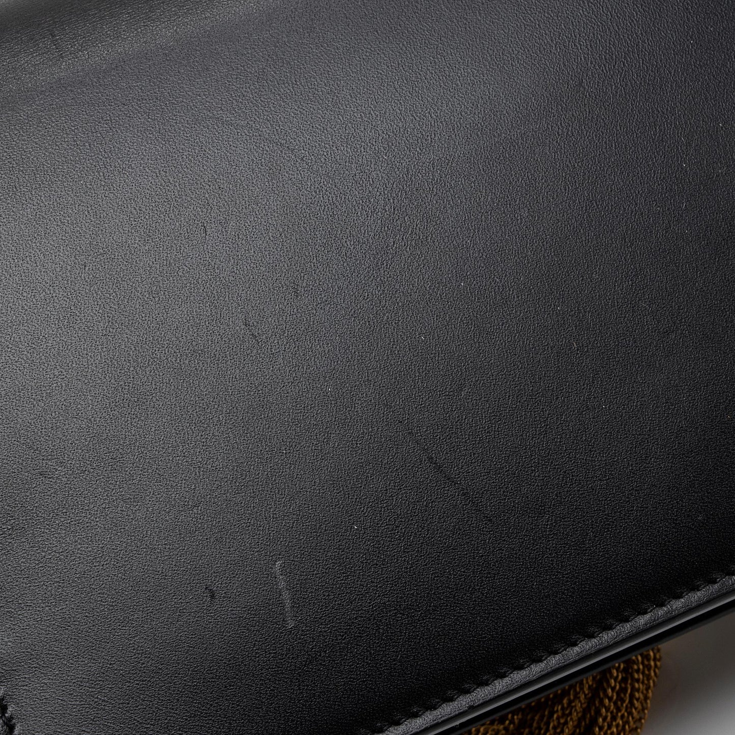 Saint Laurent Smooth Calfskin Monogram Kate Tassel Chain Wallet (SHF-PhIRuS)
