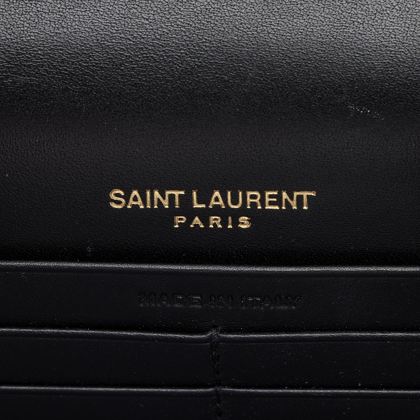 Saint Laurent Smooth Calfskin Monogram Kate Tassel Chain Wallet (SHF-PhIRuS)