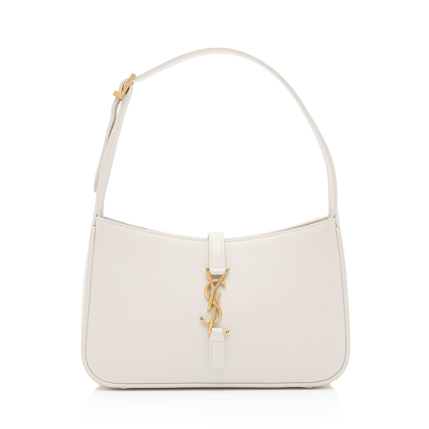 Saint Laurent Smooth Calfskin Monogram Le 5 A 7 Hobo (SHF-cZsFkn)