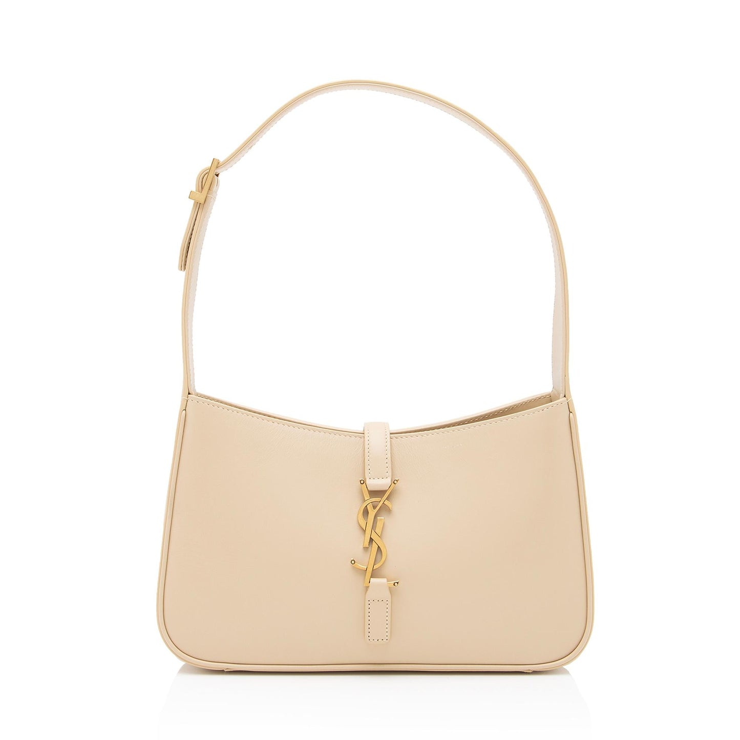 Saint Laurent Smooth Calfskin Monogram Le 5 A 7 Hobo (SHF-TLqJE4)