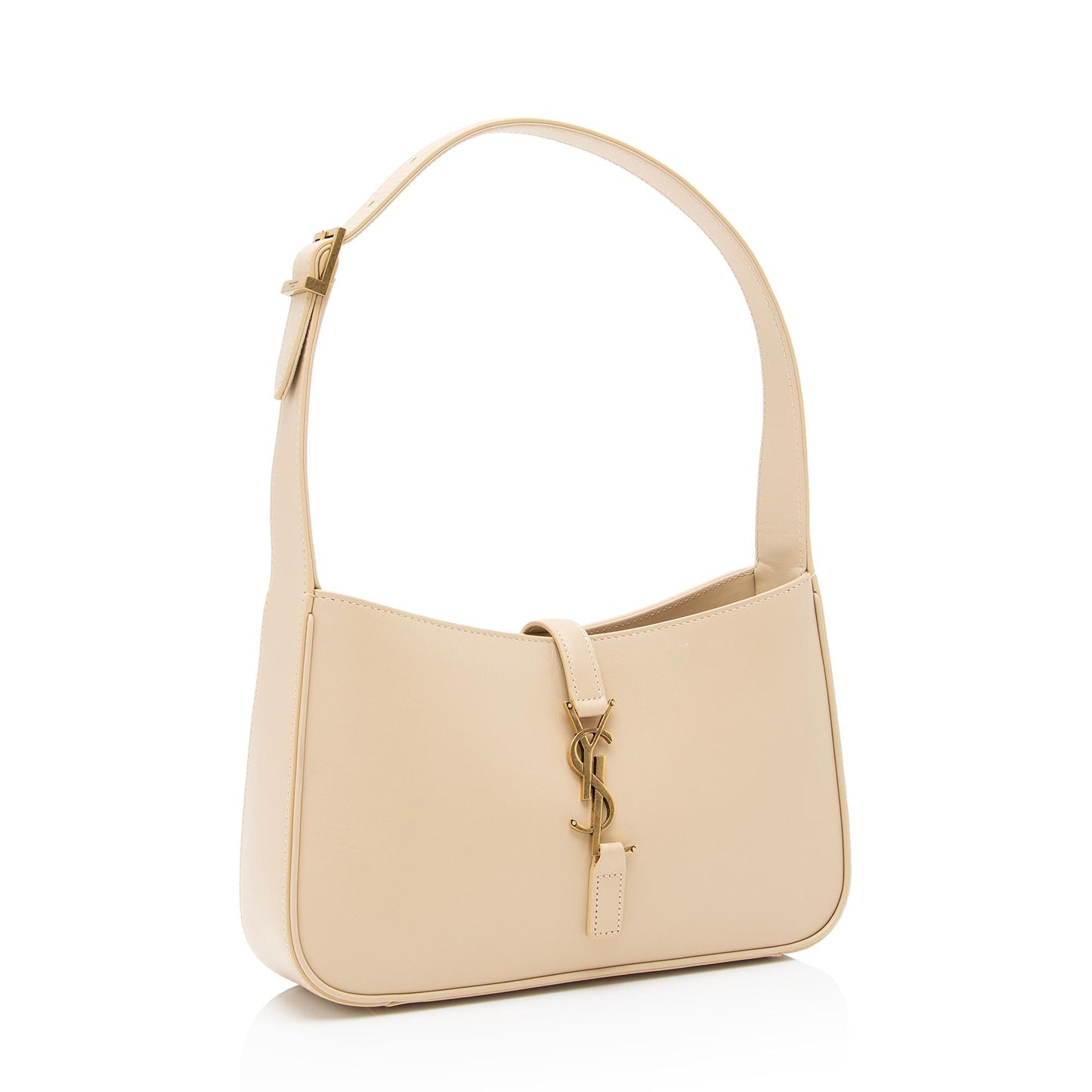 Saint Laurent Smooth Calfskin Monogram Le 5 A 7 Hobo (SHF-TLqJE4)