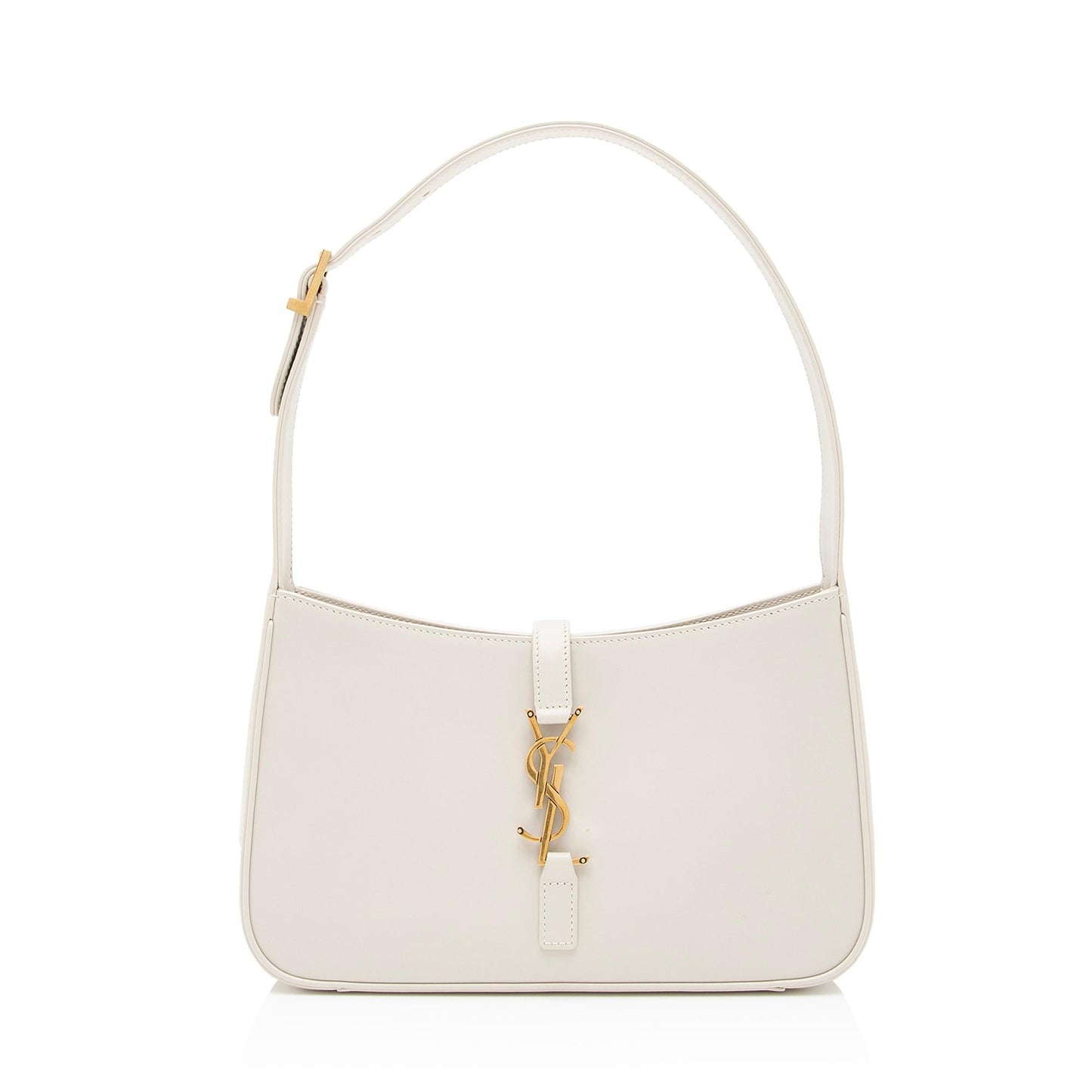 Saint Laurent Smooth Calfskin Monogram Le 5 A 7 Hobo (SHF-AFbrT4)