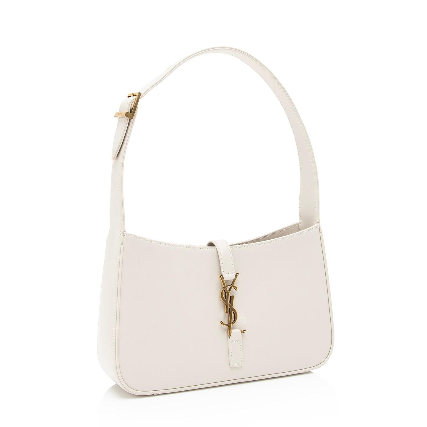 Saint Laurent Smooth Calfskin Monogram Le 5 A 7 Hobo (SHF-AFbrT4)
