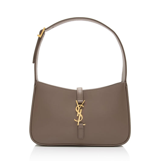 Saint Laurent Smooth Calfskin Monogram Le 5 A 7 Hobo (SHF-GmWODr)