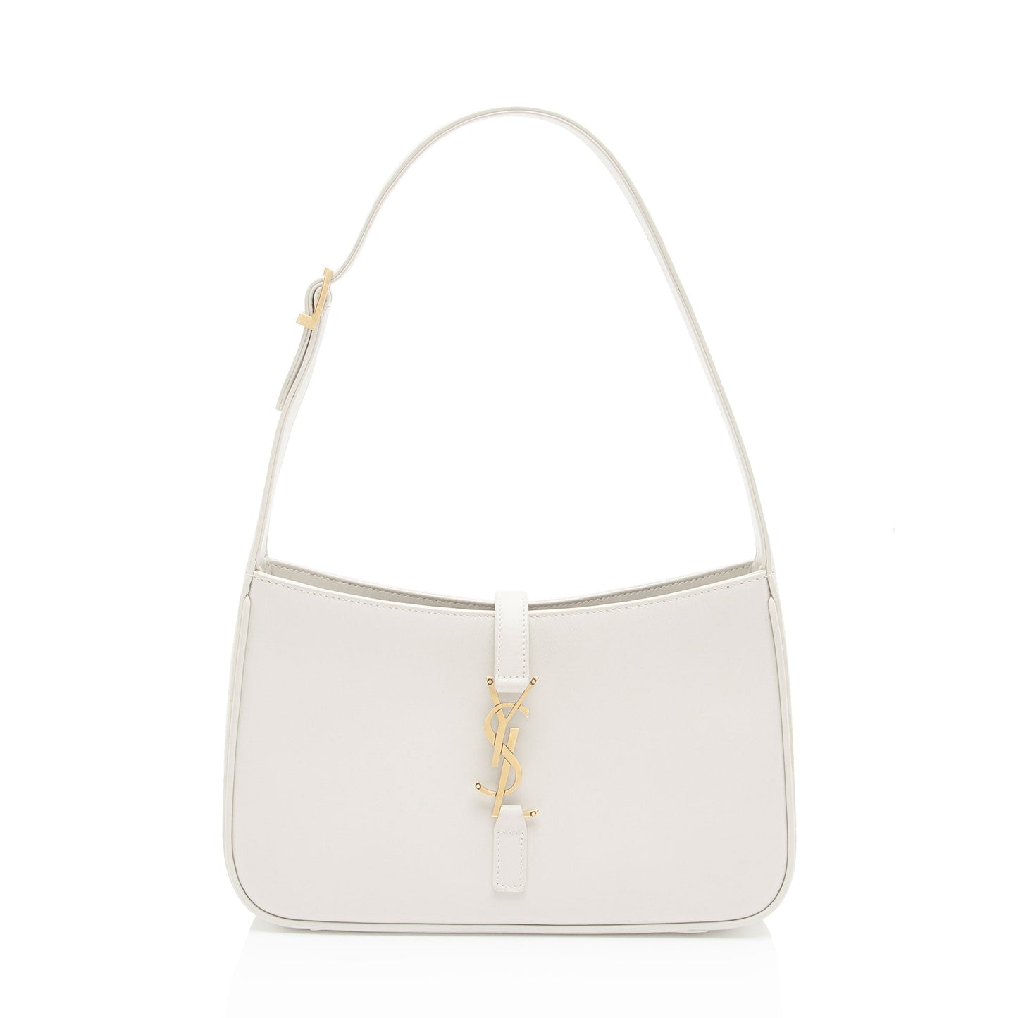 Saint Laurent Smooth Calfskin Monogram Le 5 A 7 Hobo (SHF-wm1atT)