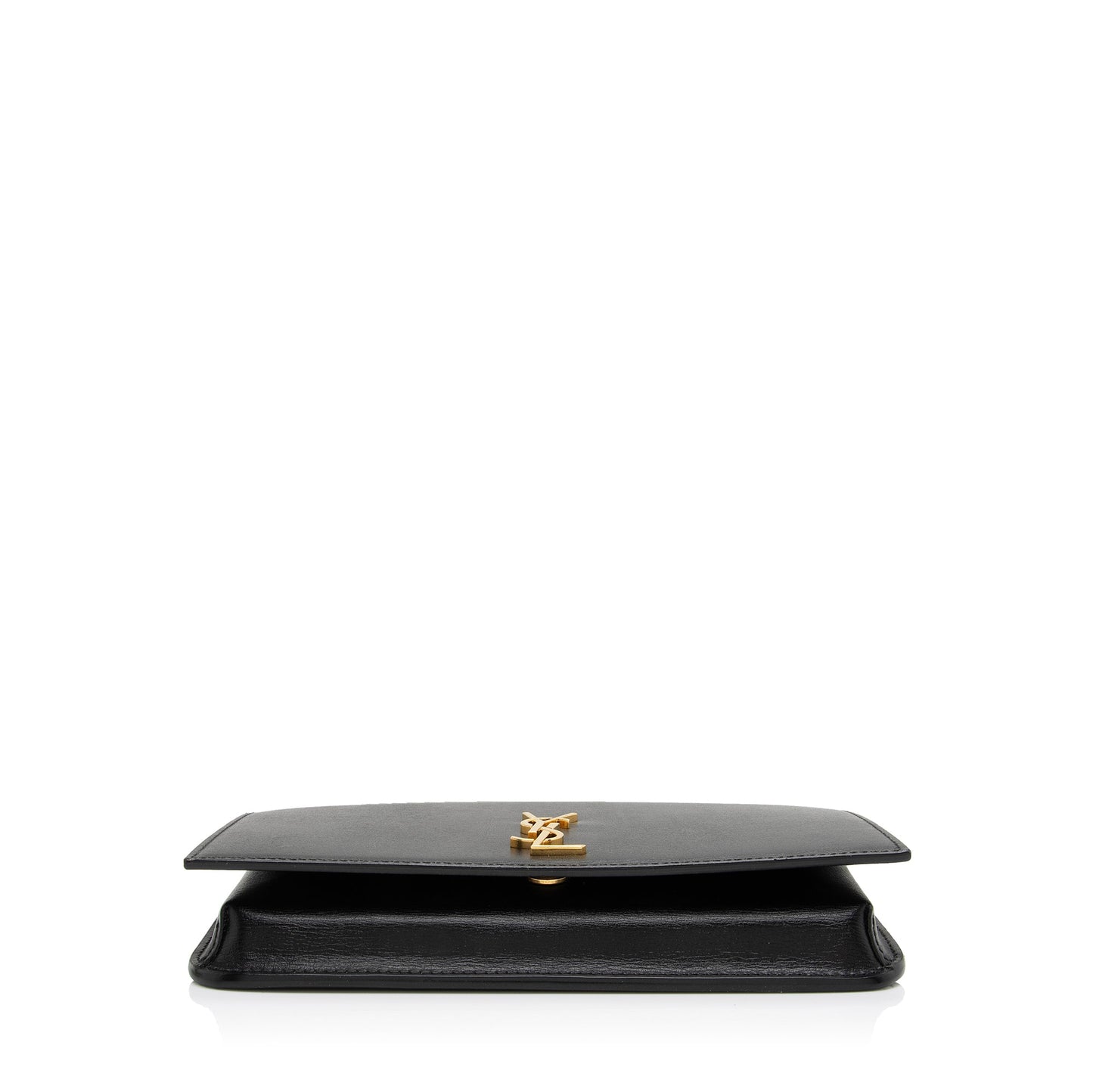 Saint Laurent Smooth Calfskin Monogram Phone Holder Shoulder Bag (SHF-A9QRvt)