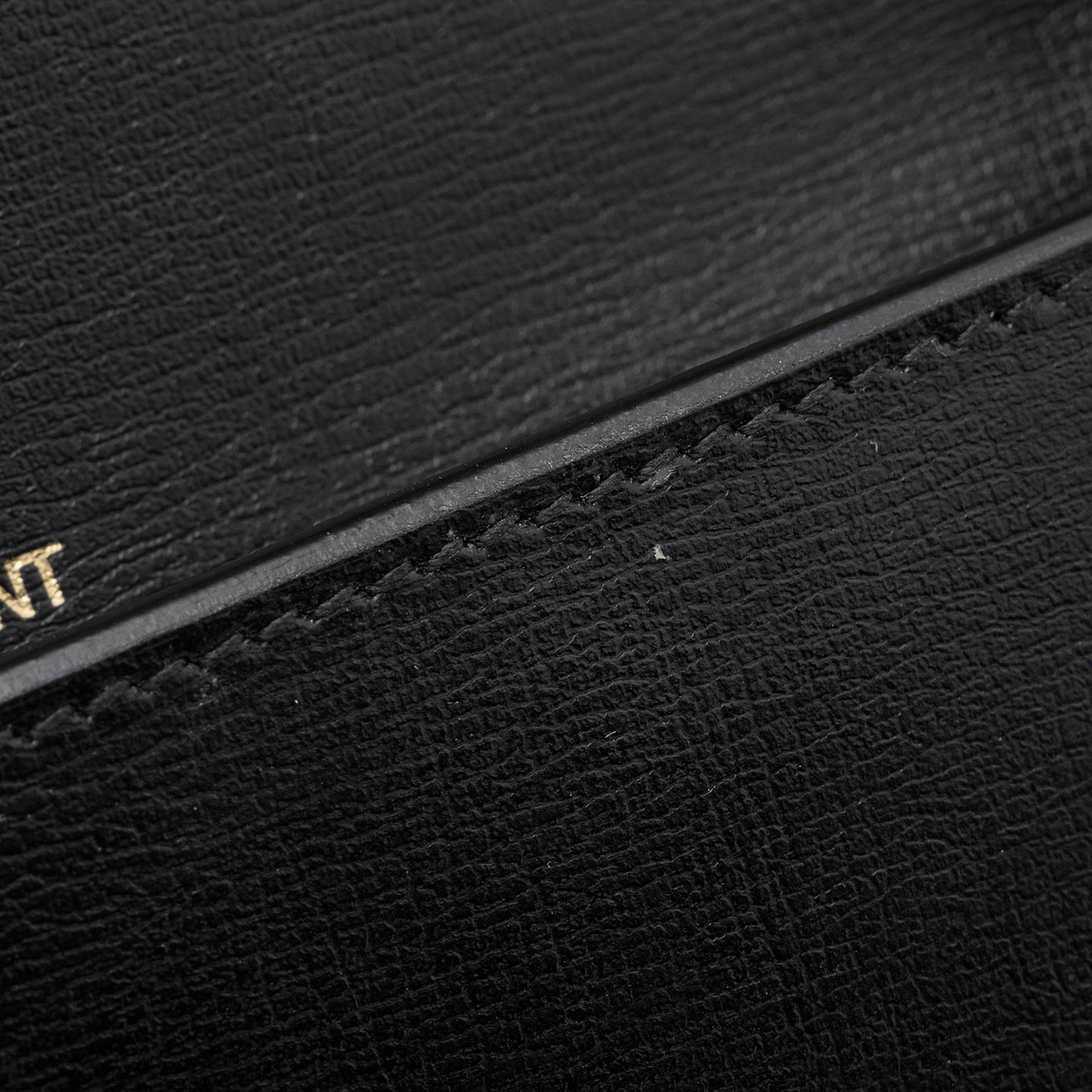 Saint Laurent Smooth Calfskin Monogram Phone Holder Shoulder Bag (SHF-A9QRvt)