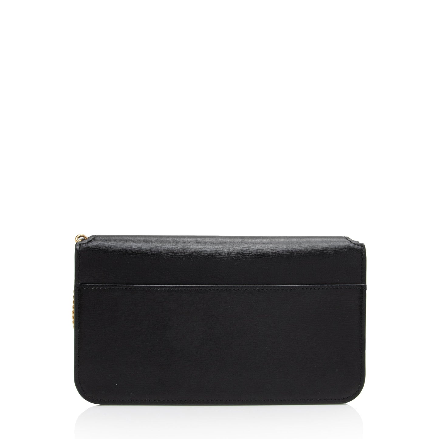 Saint Laurent Smooth Calfskin Monogram Phone Holder Shoulder Bag (SHF-ma6enh)
