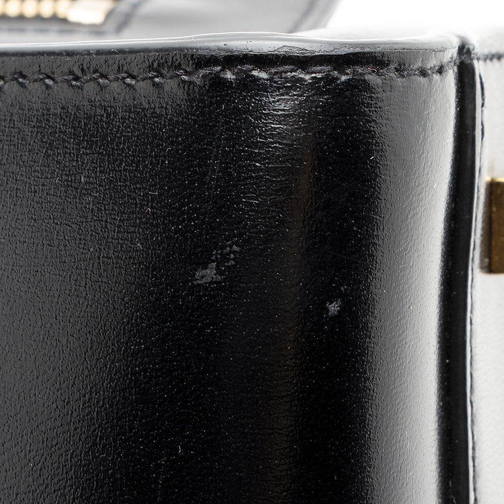 Saint Laurent Smooth Calfskin Uptown Small Satchel (SHF-19811)