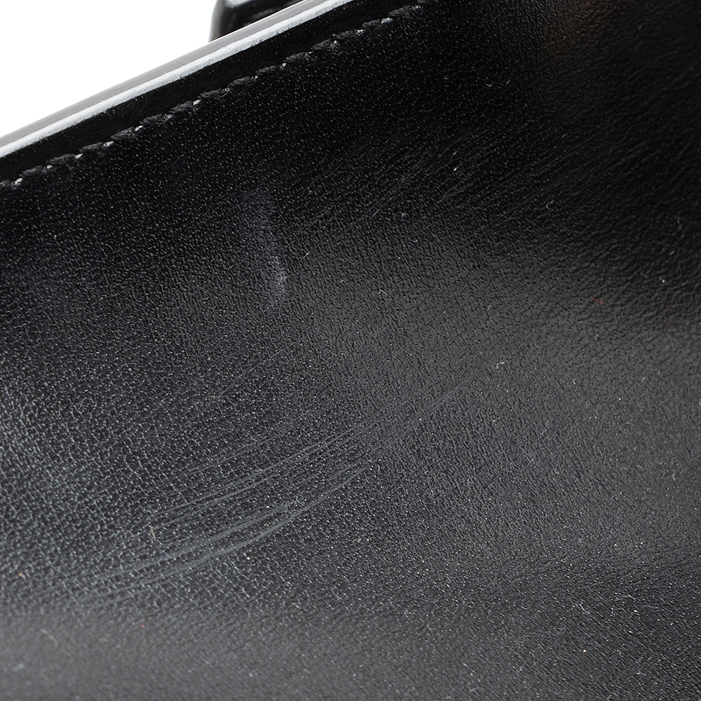 Saint Laurent Smooth Calfskin Uptown Small Satchel (SHF-19811)