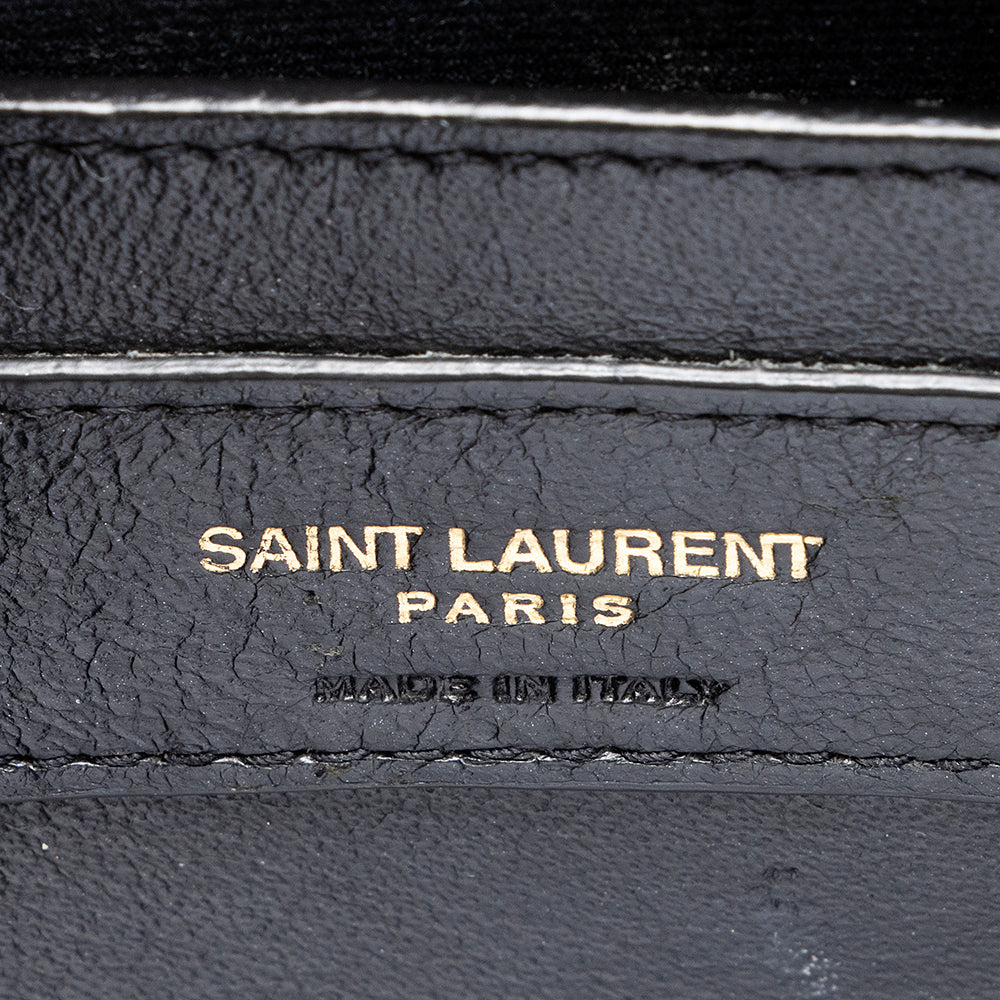 Saint Laurent Smooth Calfskin Uptown Small Satchel (SHF-19811)