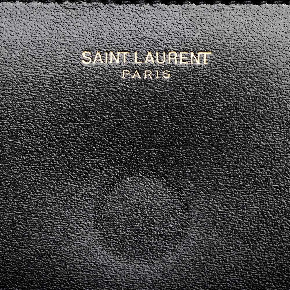 Saint Laurent Smooth Calfskin Uptown Small Satchel (SHF-19811)
