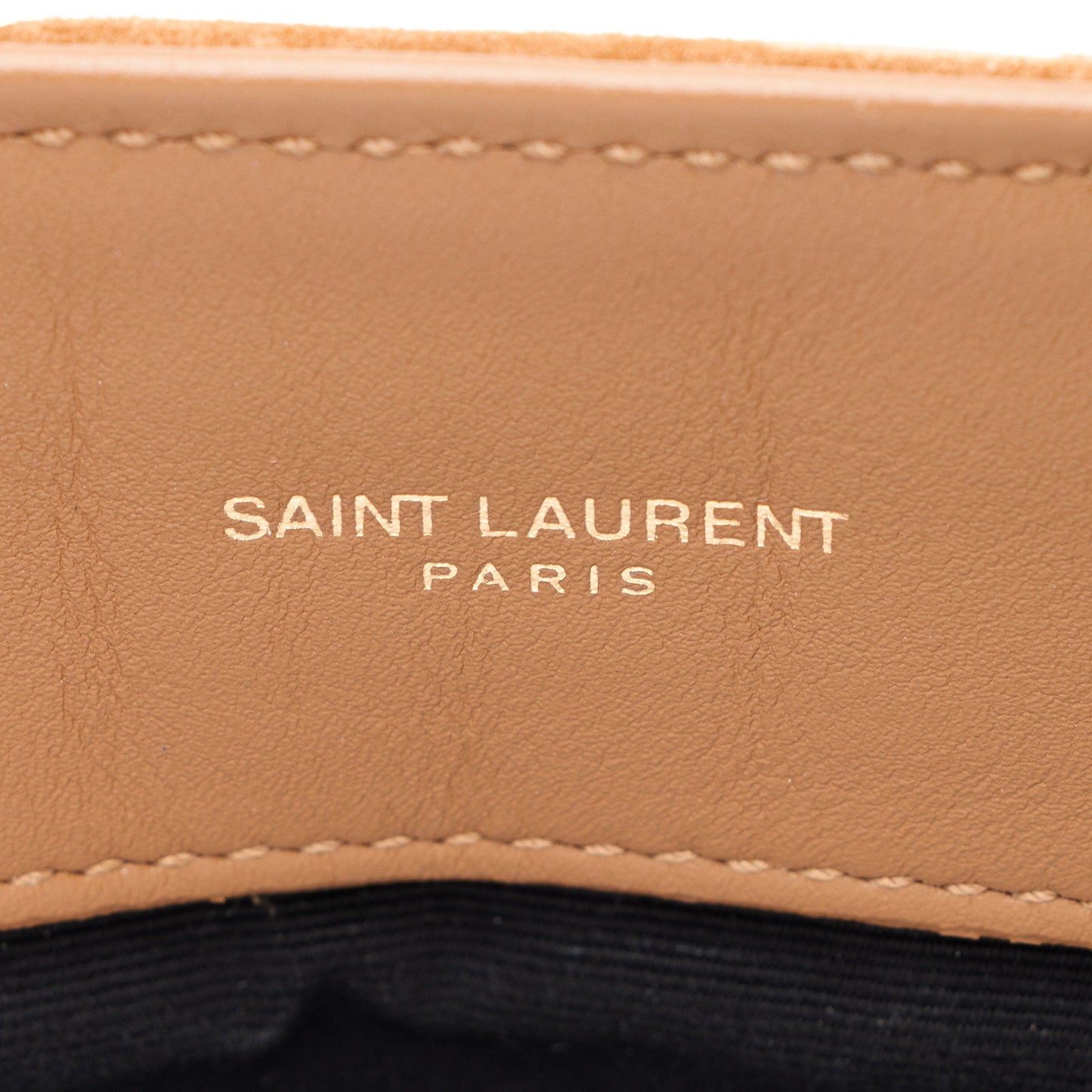 Saint Laurent Suede Monogram LouLou Chain Medium Shoulder Bag
