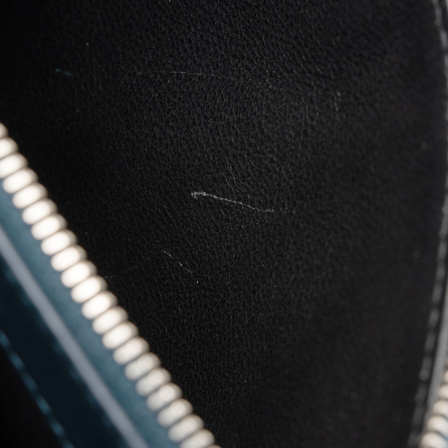 Saint Laurent Velvet Crystal Monogram Kate Tassel Chain Wallet