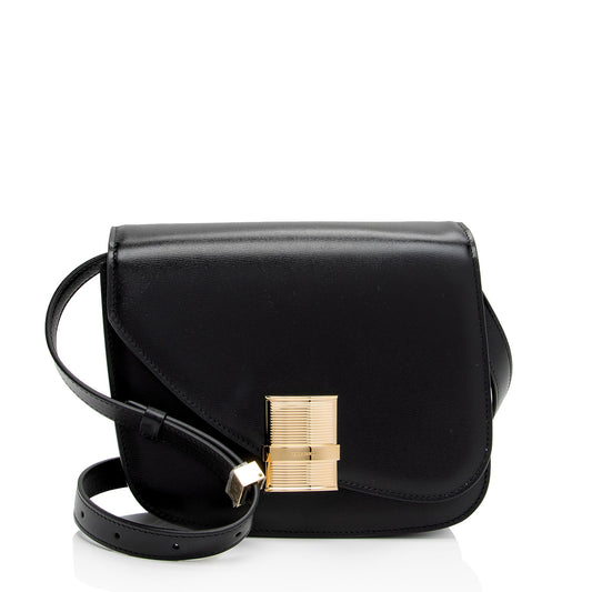 Salvatore Ferragamo Calfskin Fiamma Small Crossbody (SHF-FL9q11)
