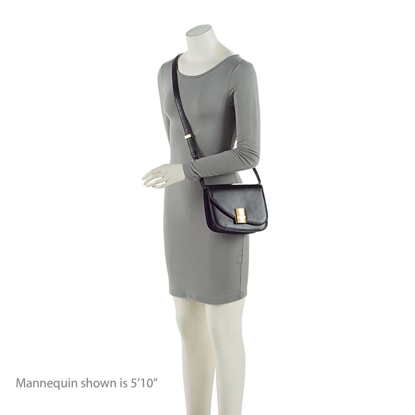 Salvatore Ferragamo Calfskin Fiamma Small Crossbody (SHF-FL9q11)