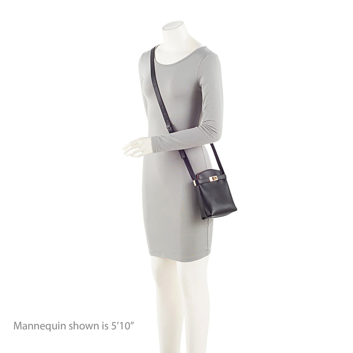 Salvatore Ferragamo Leather Gancini Hug Crossbody