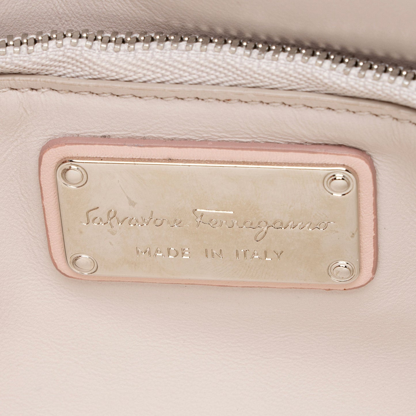 Salvatore Ferragamo Leather Vara Rainbow Crossbody