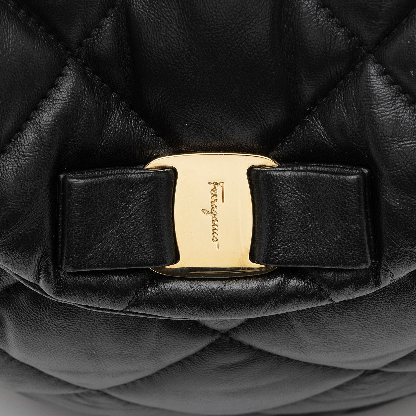 Salvatore Ferragamo Quilted Calfskin Giuliette Backpack (SHF-wZ9niM)