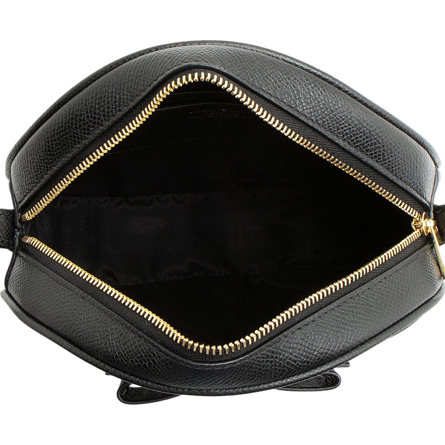 Salvatore Ferragamo Saffiano Vara Round Crossbody