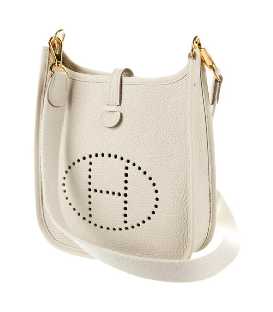 HERMES Evelyne Amazone Bag Mini TPM 16 Beton Gold Hardware
